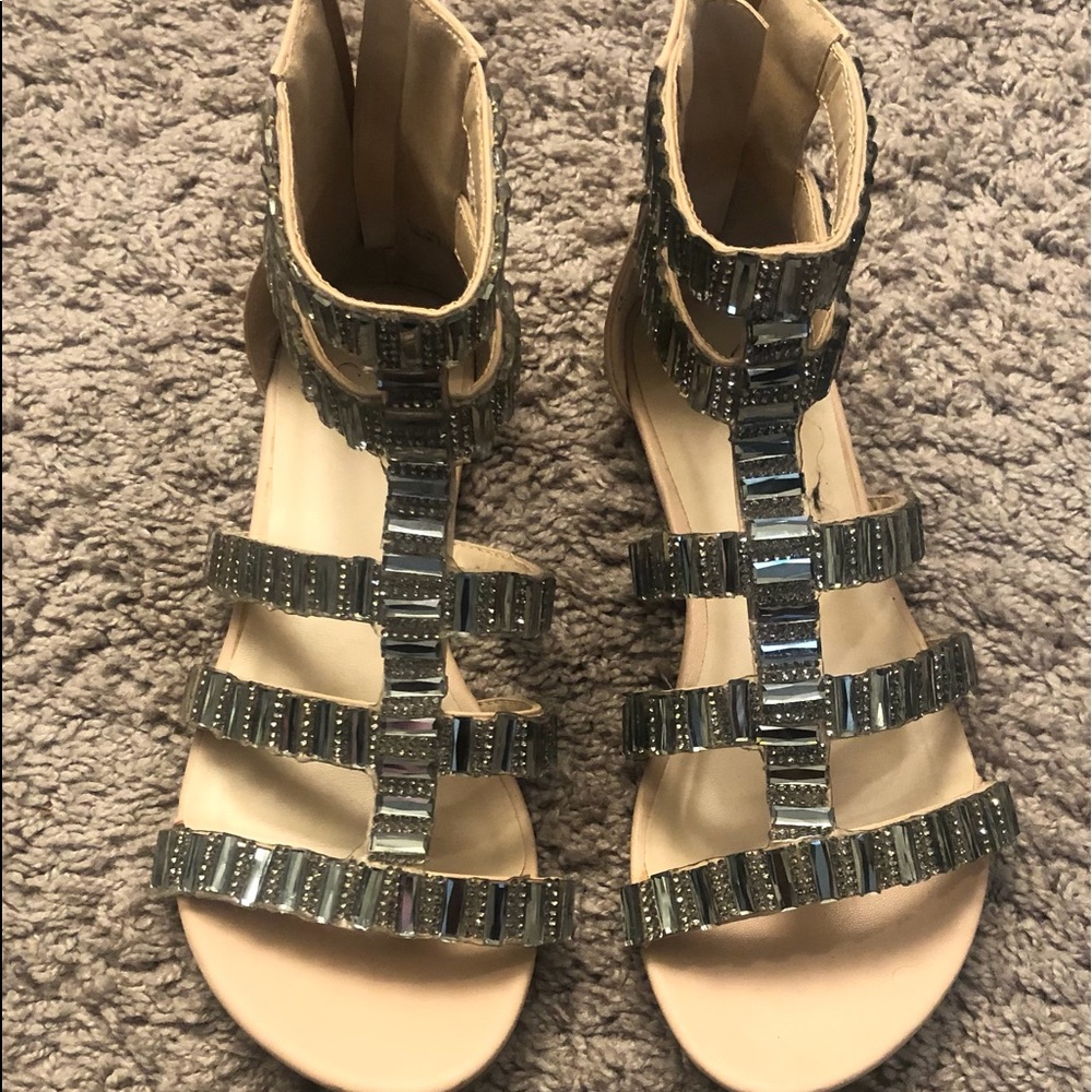 Rhinestone Gladiator sandals